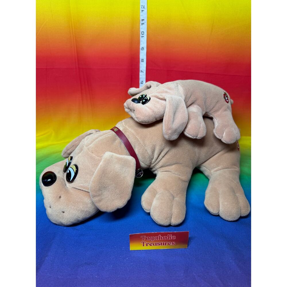 Vintage Pound Puppies Plush Dogs 1985